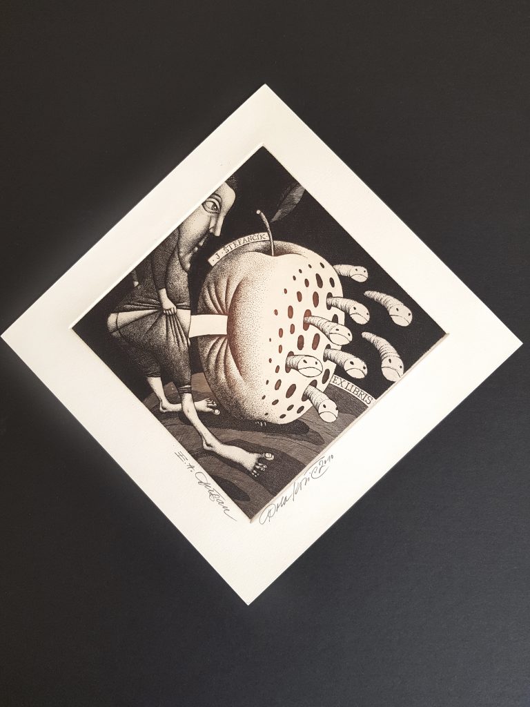 Ex Libris J. Štefančík 2010, Polakovic, rámovanie