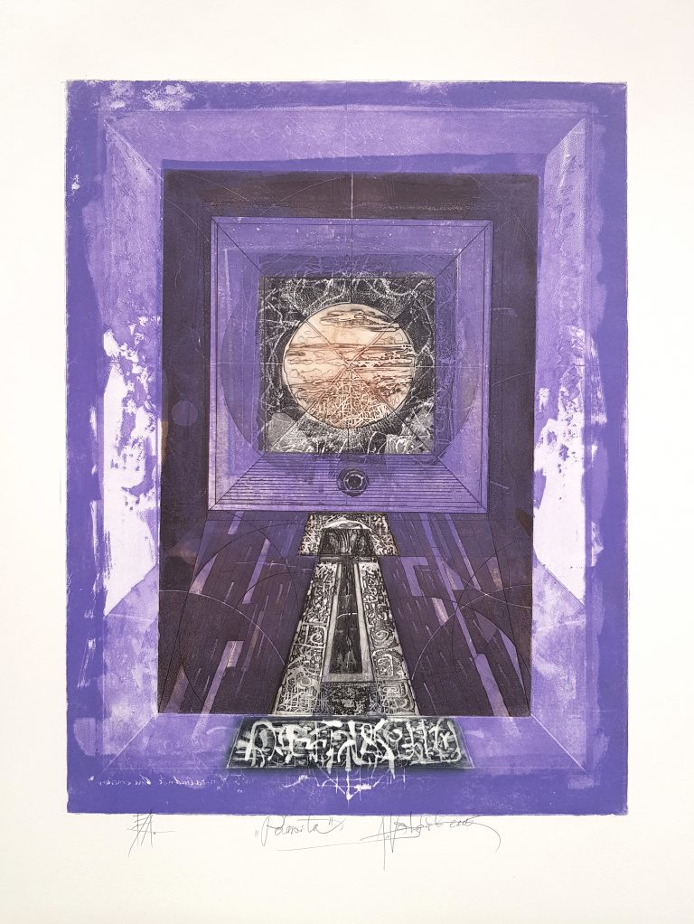 Polarita III., Alexej Vojtášek, akademický maliar, Galéria AVE, rámovanie