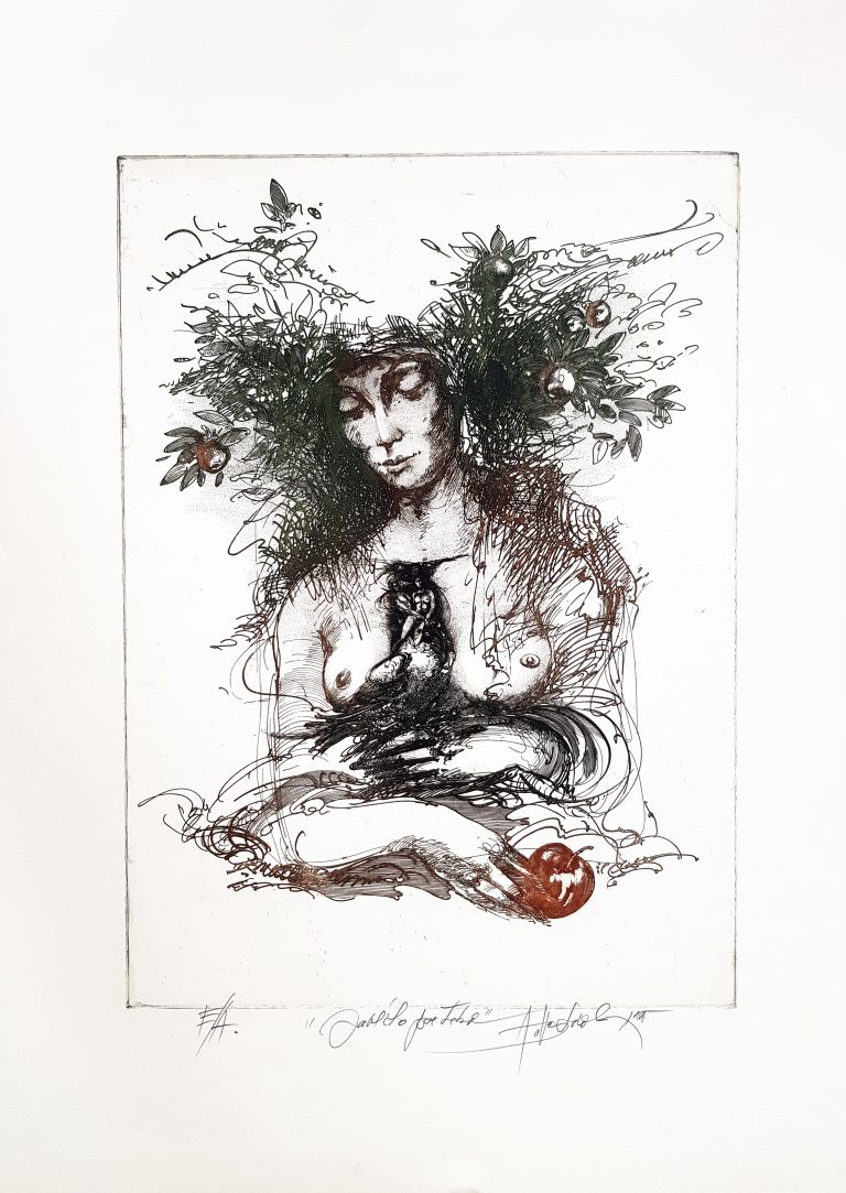 Jabĺčko pre Teba, Alexej Vojtášek, akademický maliar, rámovanie, Galéria AVE