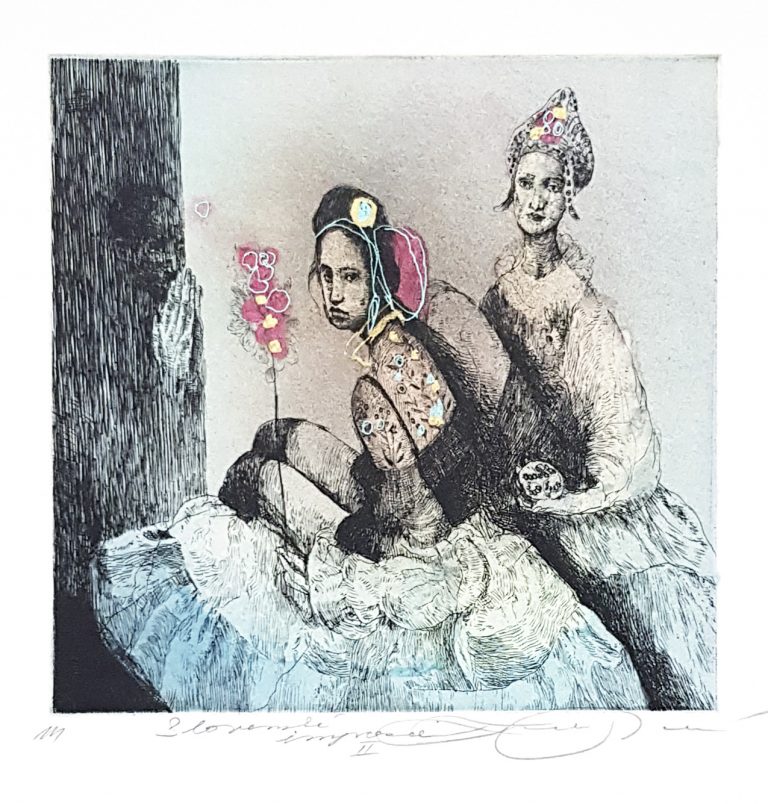 Slovenské Impresie II, Katarína Vavrová, Galéria Ave, Rámovanie