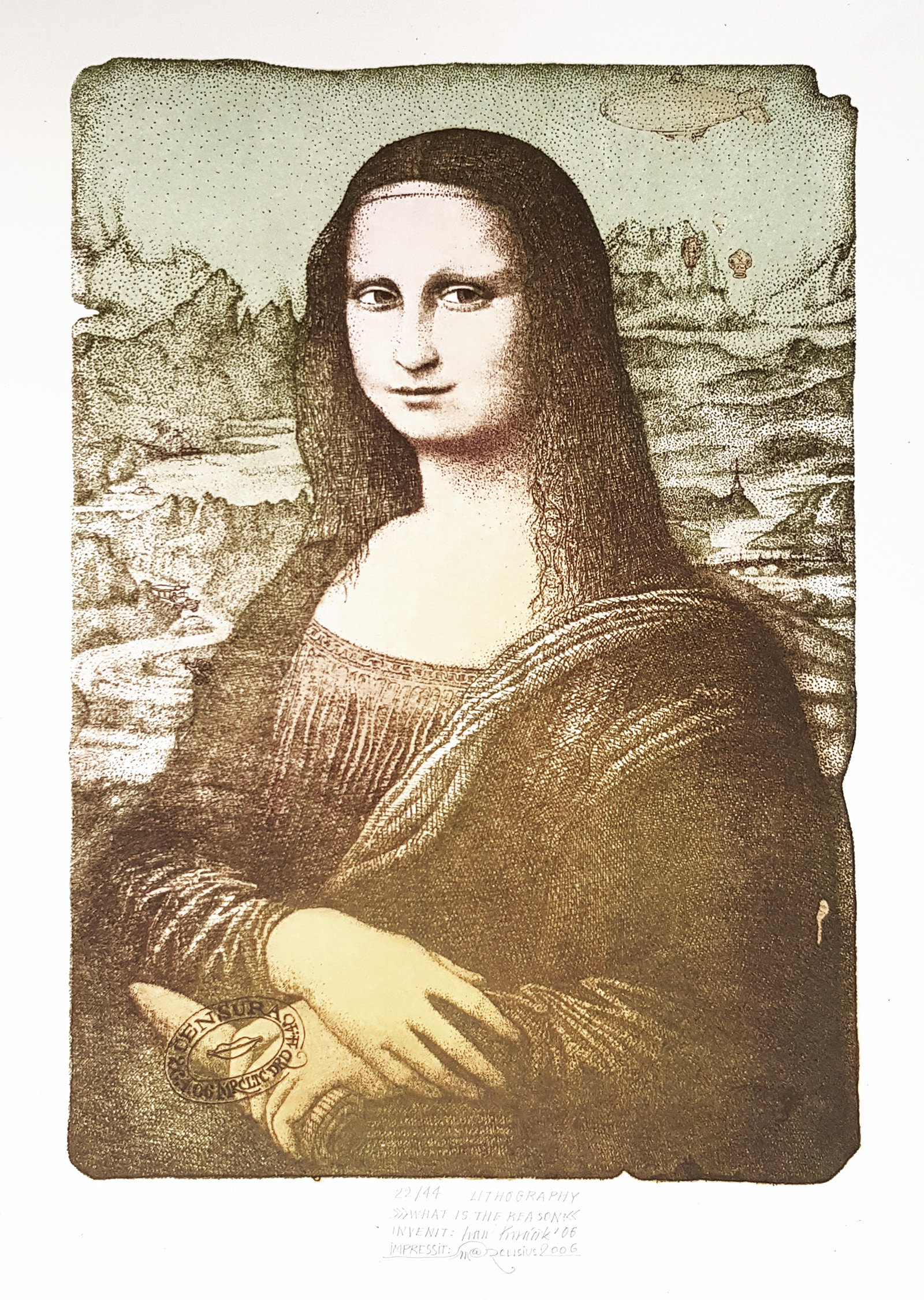 What's the reason (Mona Lisa), Ivan Kováčik, rámovanie obrazov