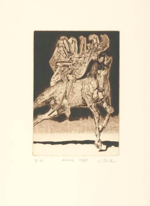 Koník túžby, Igor Piačka, rámovanie obrazov, umenie