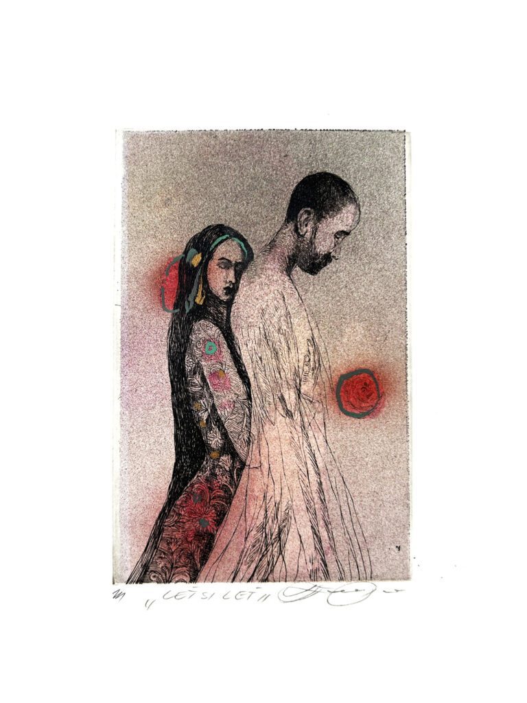 Leť si leť, Katarína Vavrová, obraz na stenu od umelca